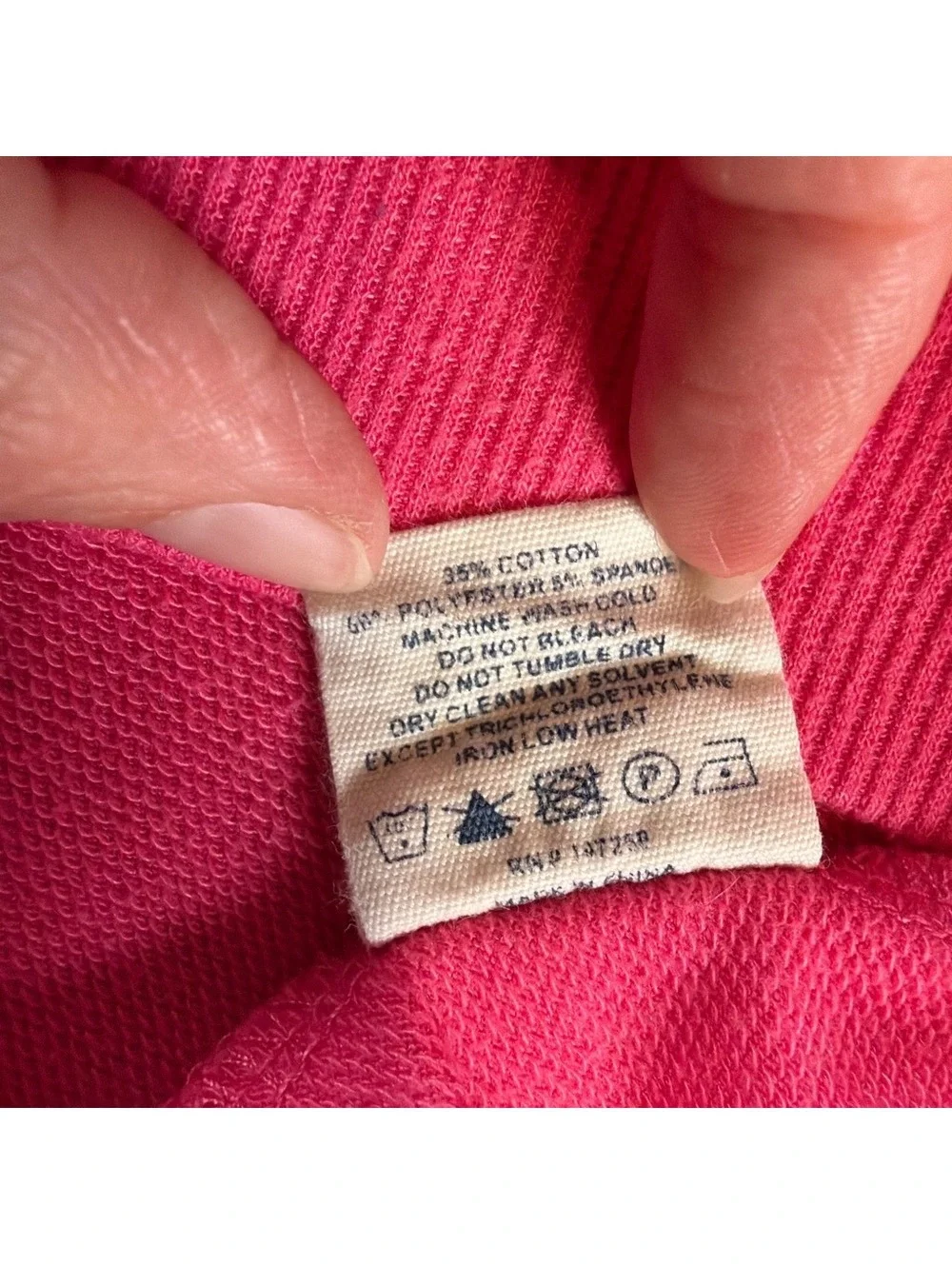 Simply Southern Women’s Pink Cowl Neck Sweatshirt Pullover Cotton Casual